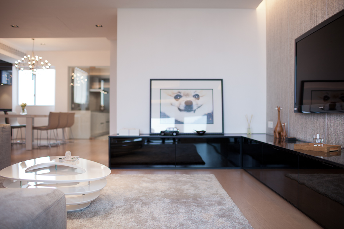 lui design associates hong kong china modern apartment living japanese style wood contemporary minimal apartment residential interior