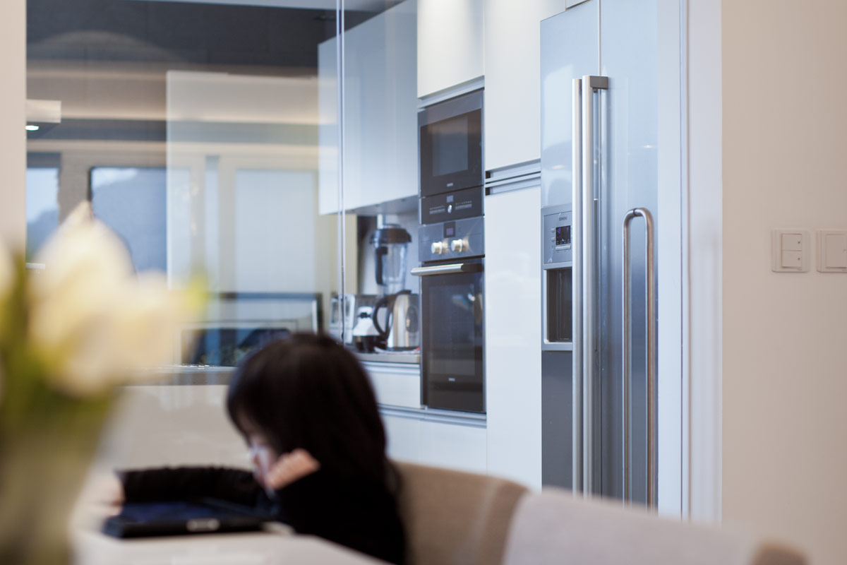 lui design associates hong kong china modern apartment living japanese style wood contemporary minimal apartment residential interior