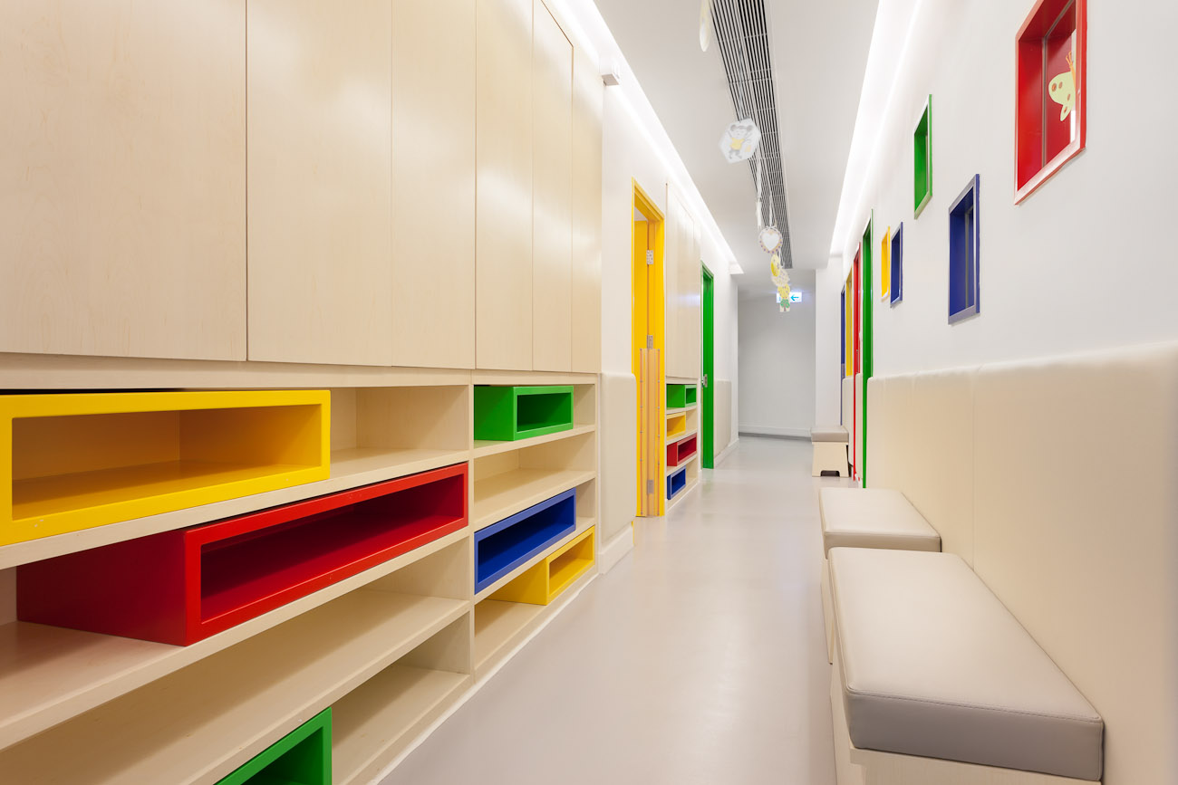 lui design and associates designers interior school kids education modern minimal white architecture hong kong china central kindergarden wood