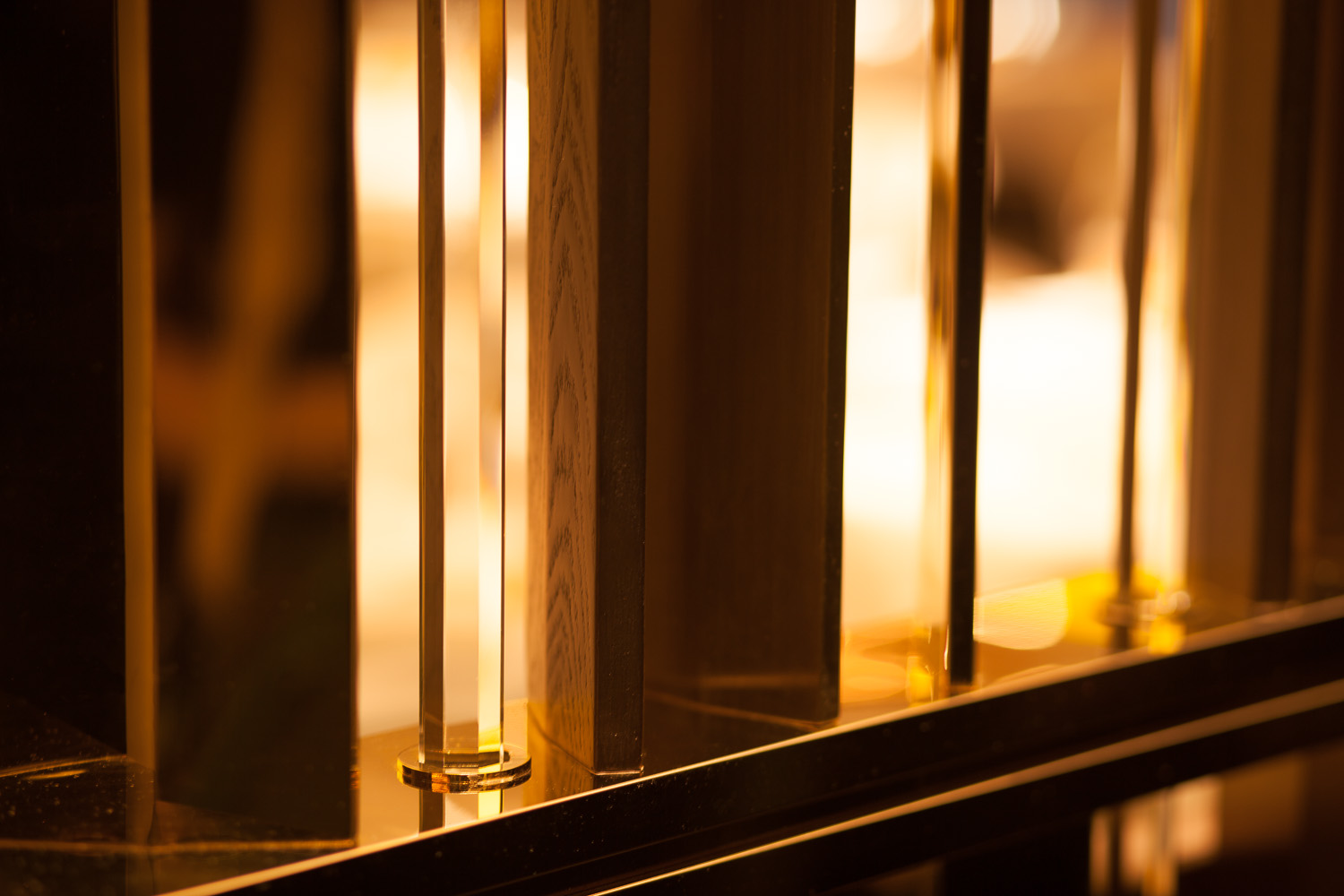 Eighteen Sharp - Gold Crystal Wall
